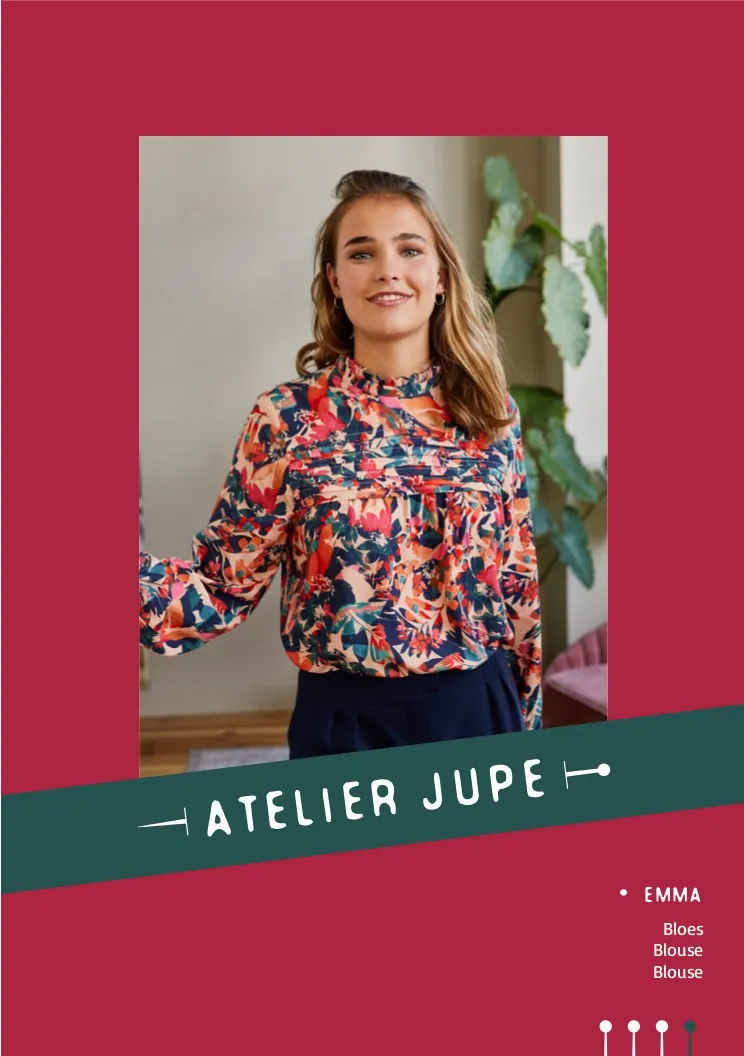 Patroon bloes voor dames - 'Emma' van Atelier Jupe
